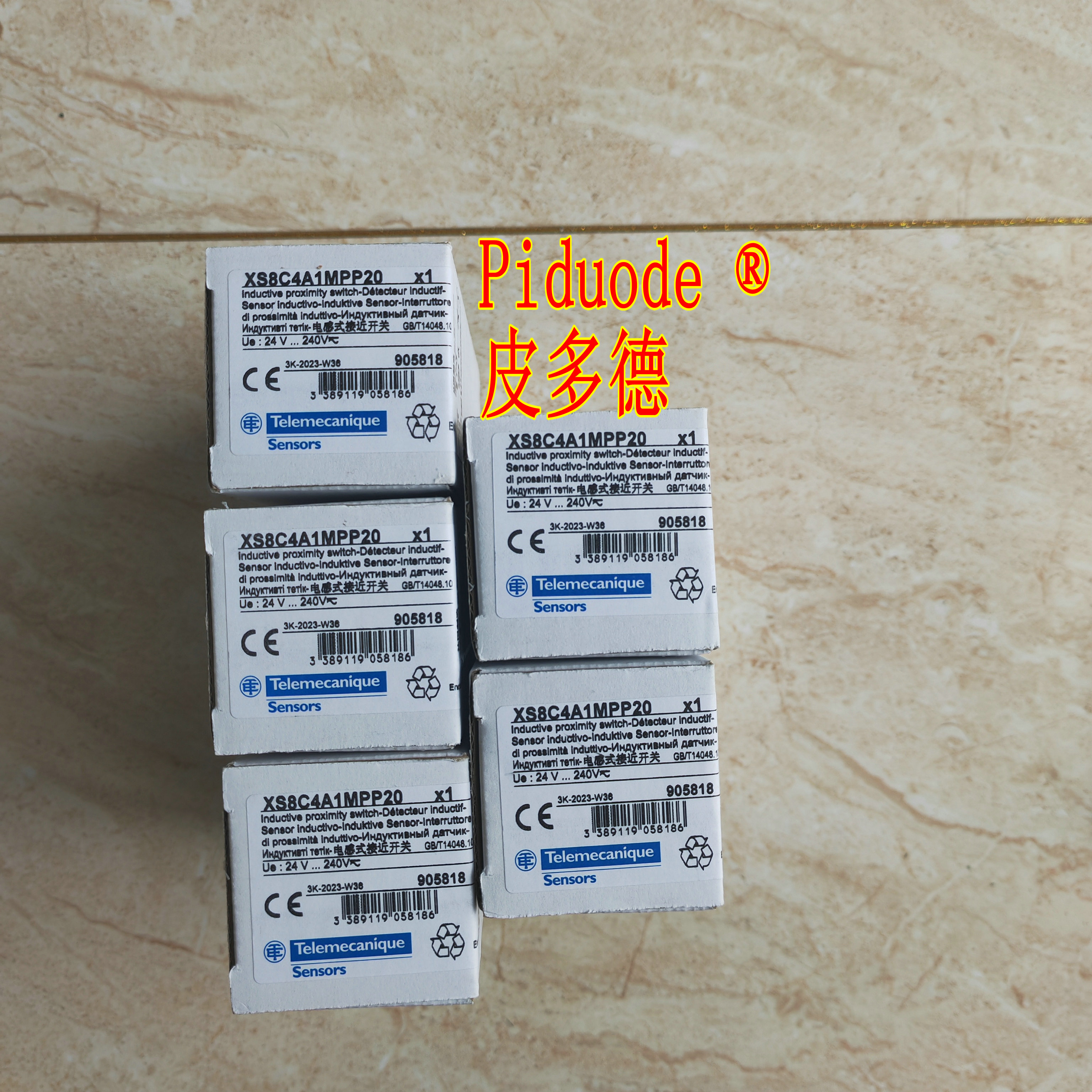 施耐德XS8C4A1MPP20 Telemecanique电感式接近开关传感器